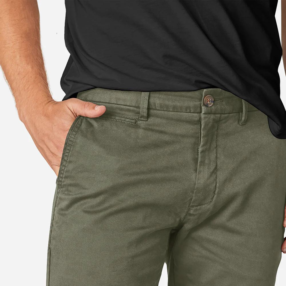 Feel Good Camo Olive Chinos - Image 23