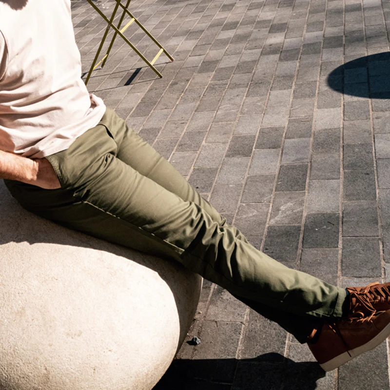 Feel Good Camo Olive Chinos - Image 33