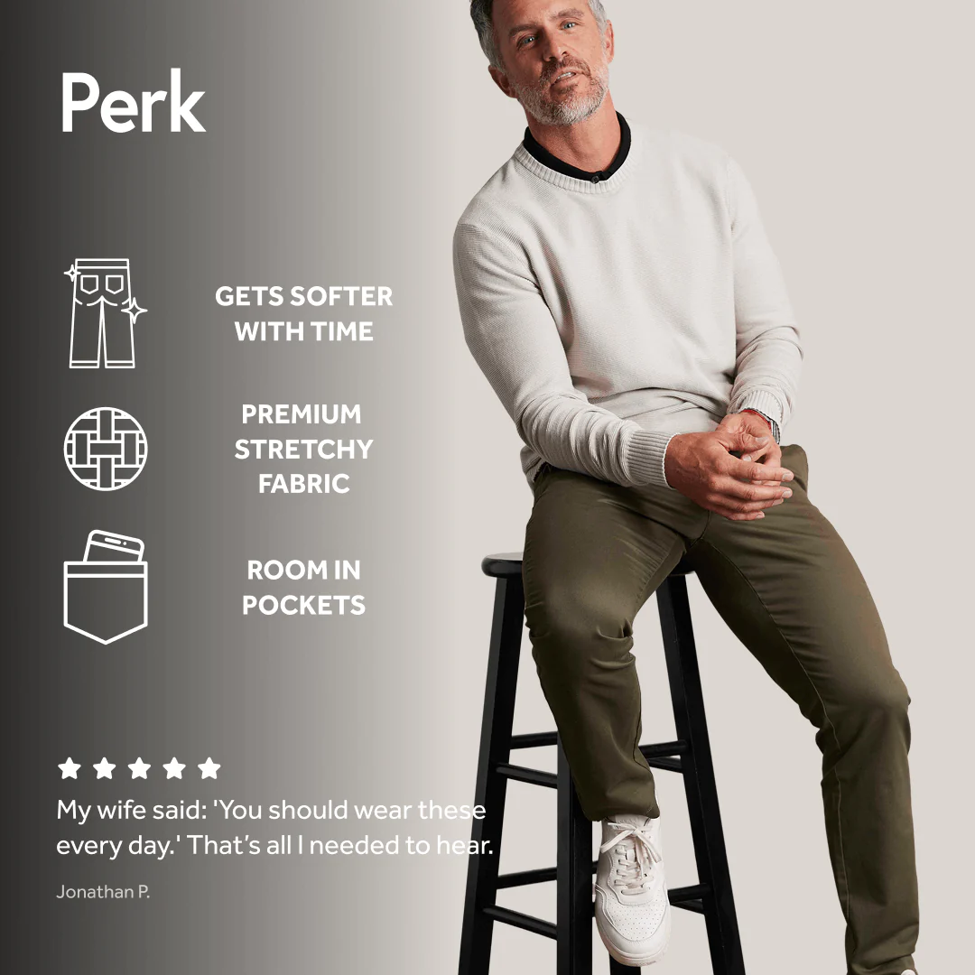 Feel Good Camo Olive Chinos - Image 6