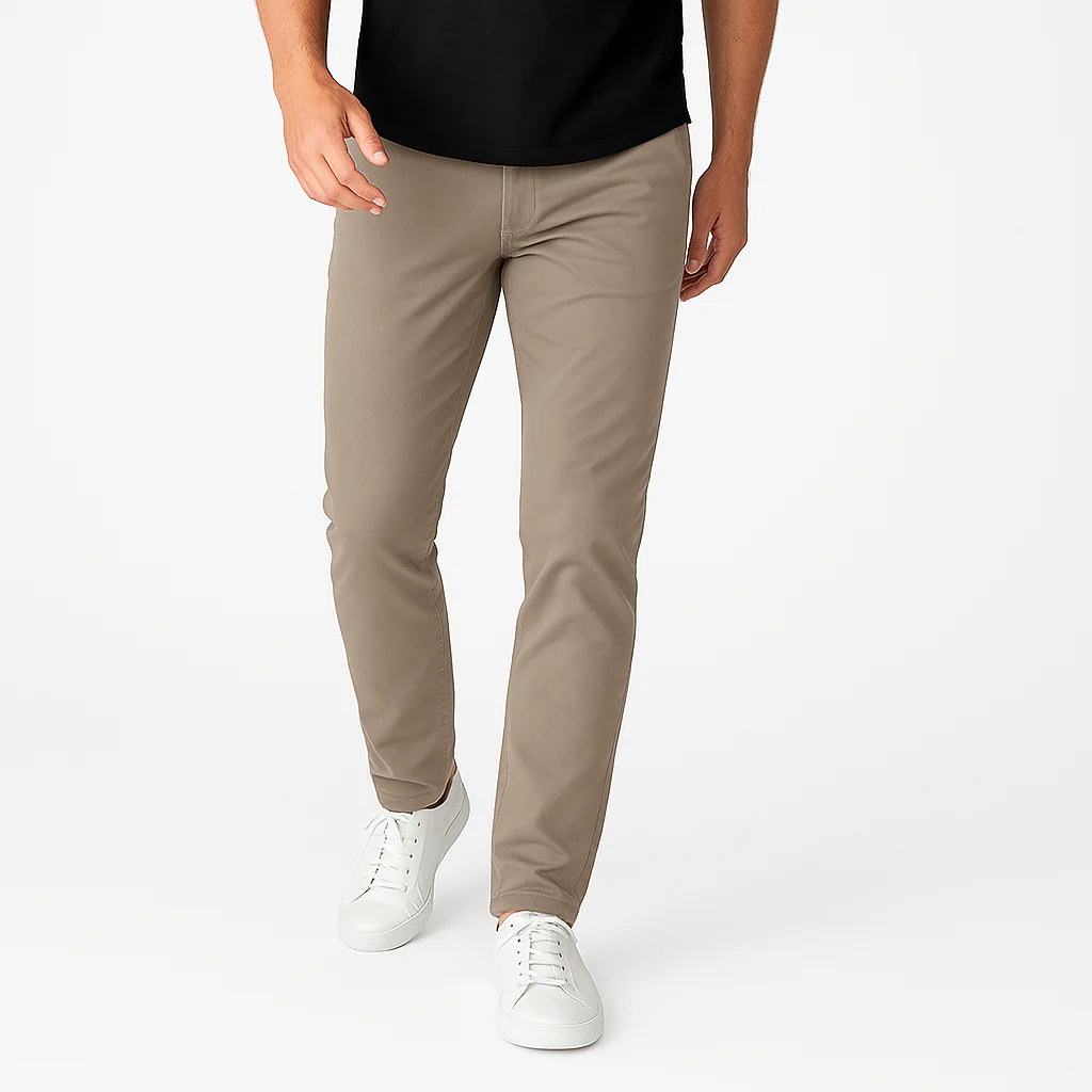 Feel Good Dark Khaki Chinos - Image 17