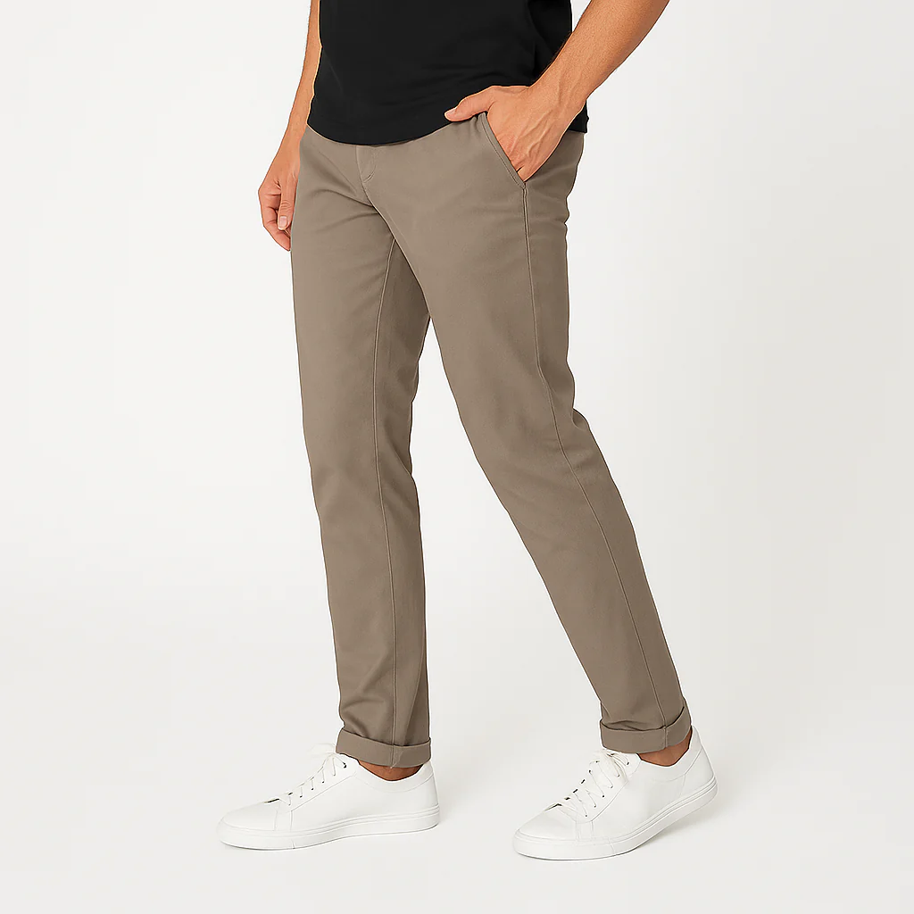 Feel Good Dark Khaki Chinos - Image 18