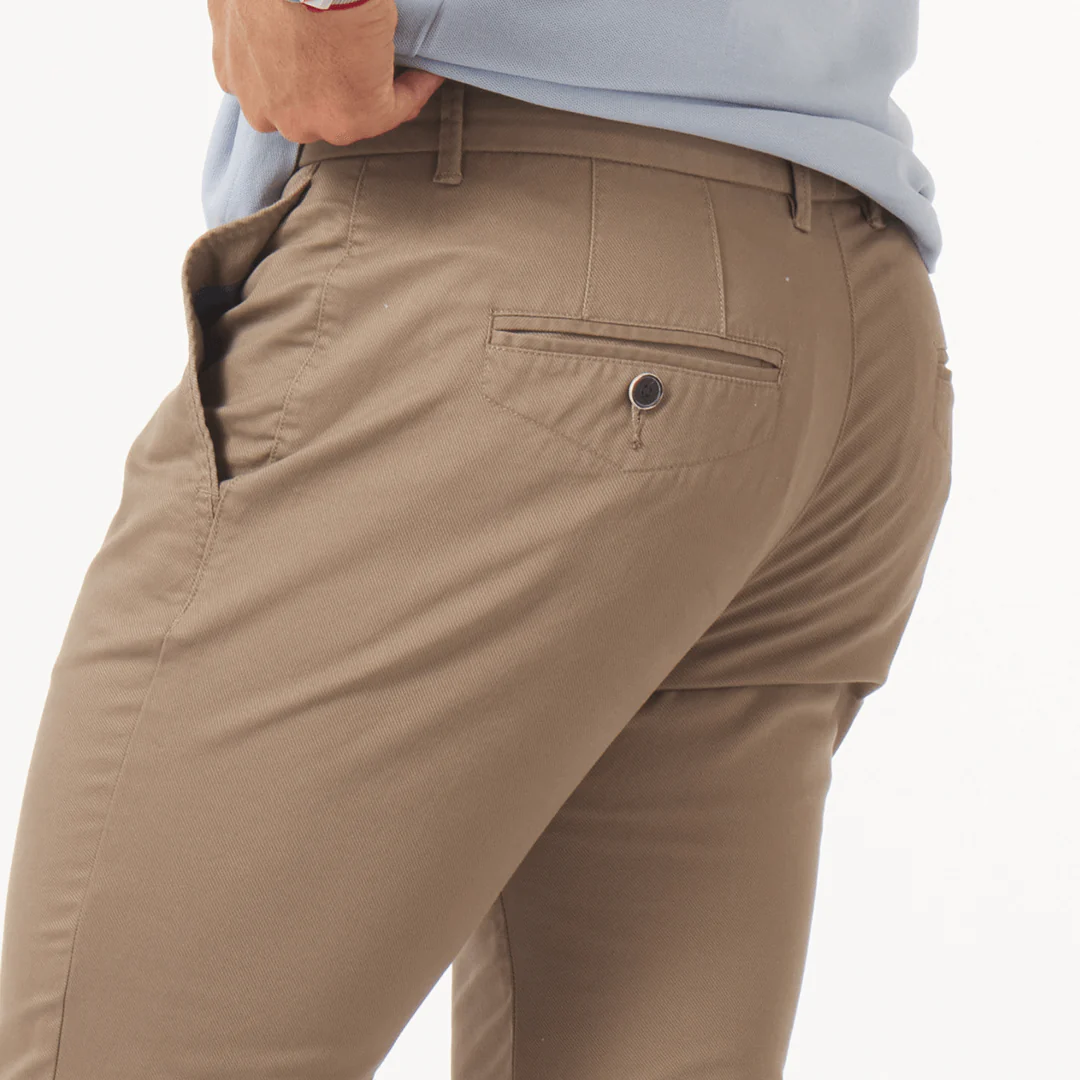 Feel Good Dark Khaki Chinos - Image 5