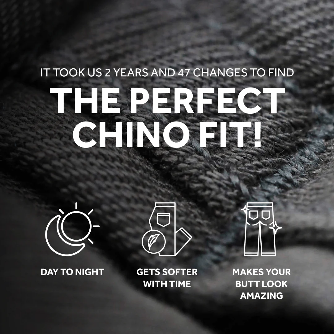 Feel Good Dark Khaki Chinos - Image 8