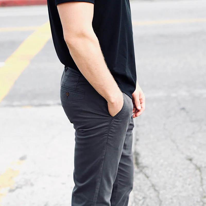 Feel Good Chinos in Faded Black - Image 31