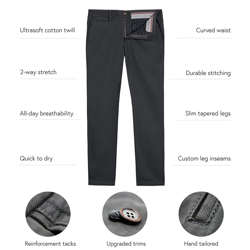 Feel Good Chinos in Ink Blue - Image 20