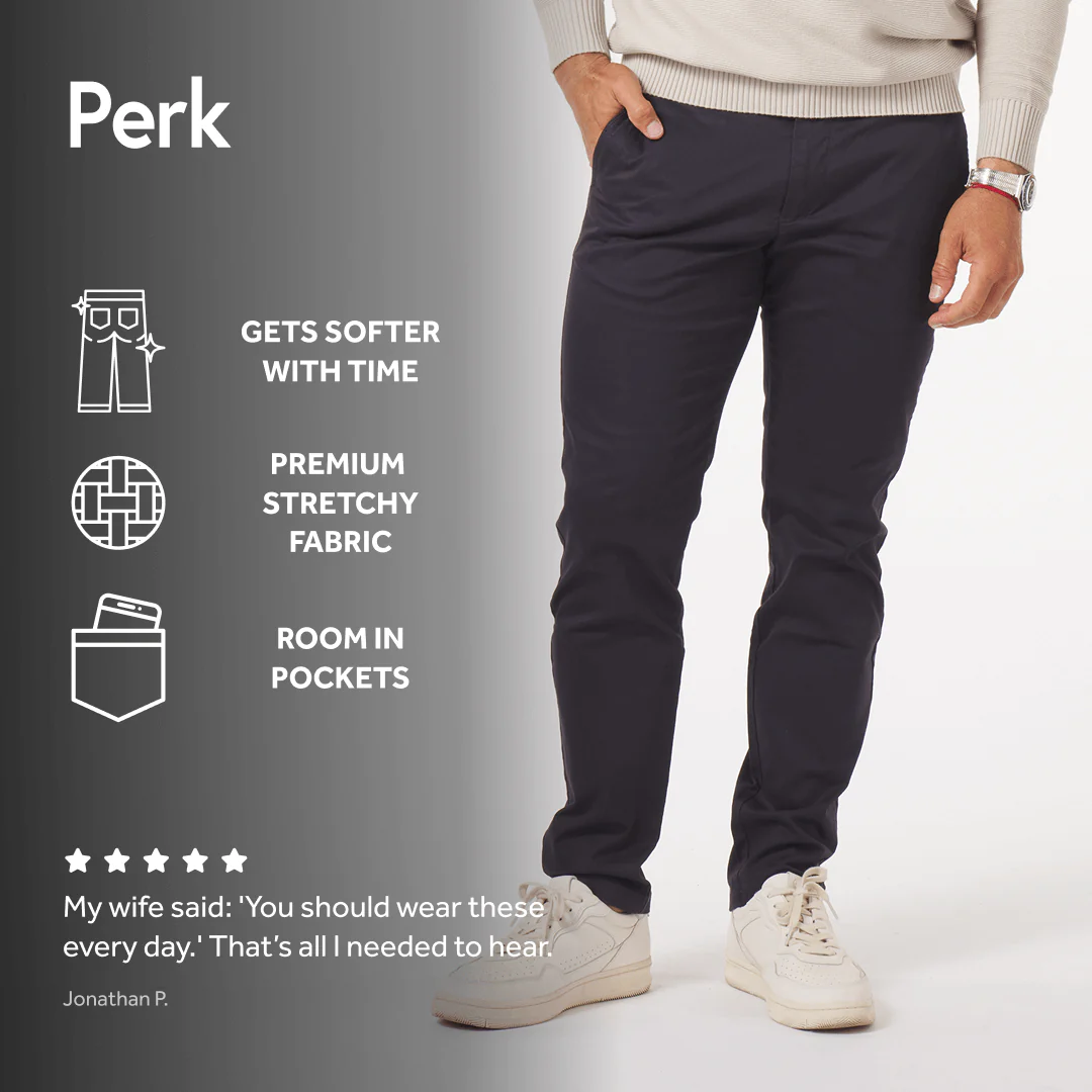 Feel Good Chinos in Ink Blue - Image 6