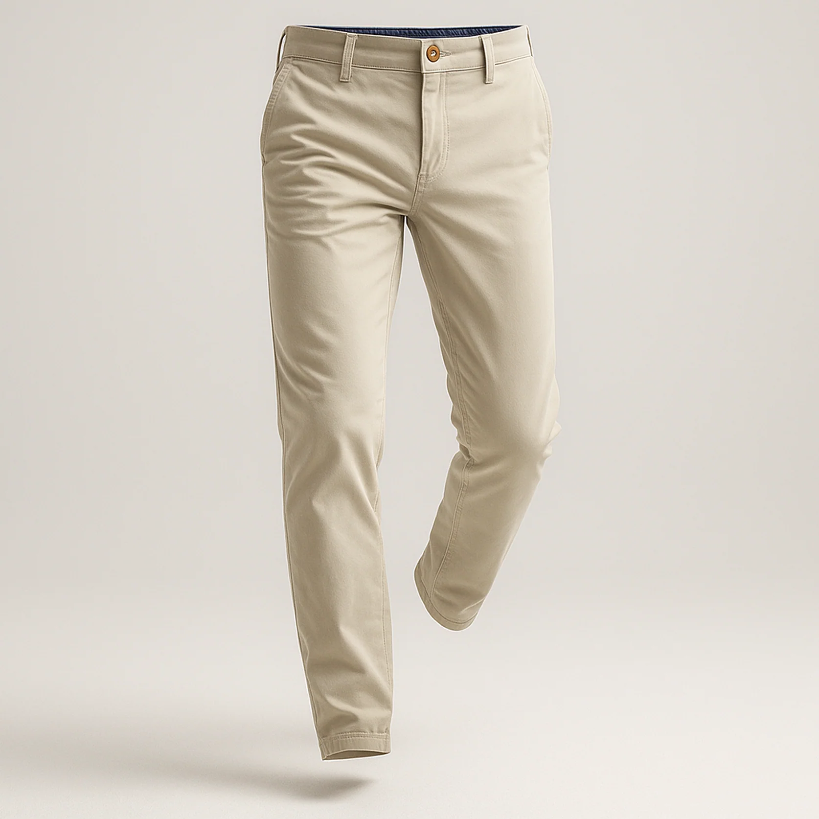 Feel Good Light Khaki Chinos - Image 16