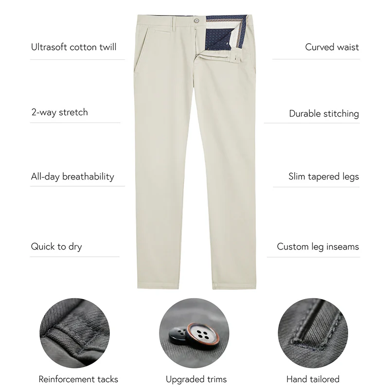 Feel Good Light Khaki Chinos - Image 20