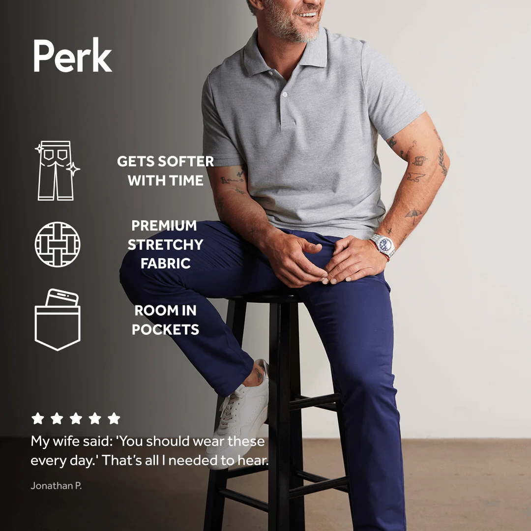 Feel Good Riverside Blue Chinos - Image 6