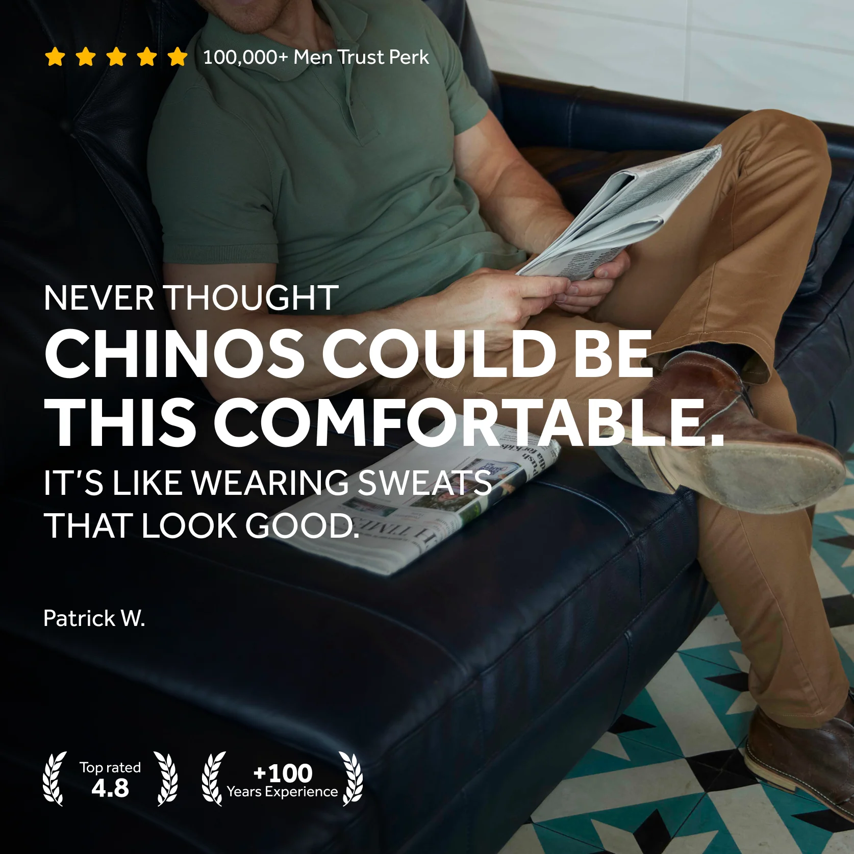 Feel Good Chinos in Smooth Oak - Image 10