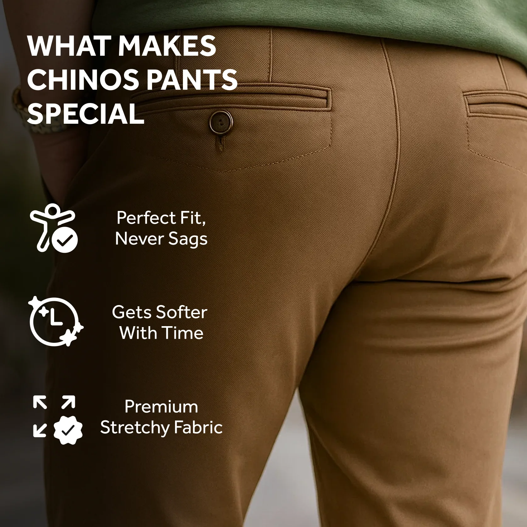 Feel Good Chinos in Smooth Oak - Image 9