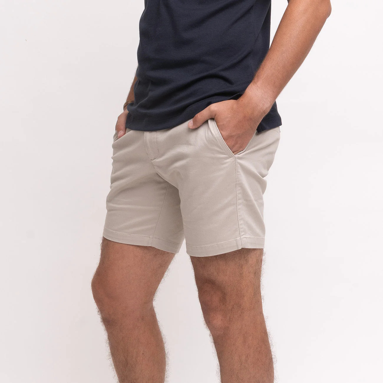 Feel Good Shorts in Light Khaki - Image 44